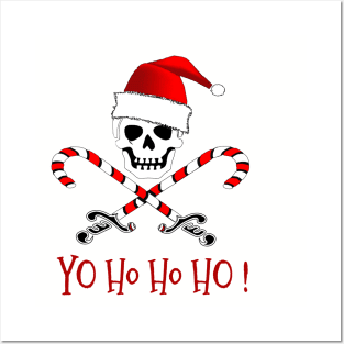 Pirate Santa Yo Ho Posters and Art